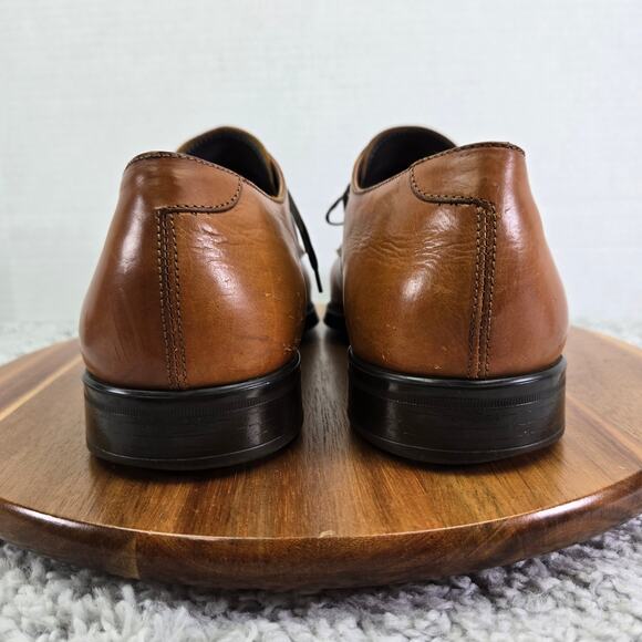 To Boot New York Brown Suede Plain Toe Casual Derby Oxford Dress Shoe Mens 10 - Picture 2 of 16